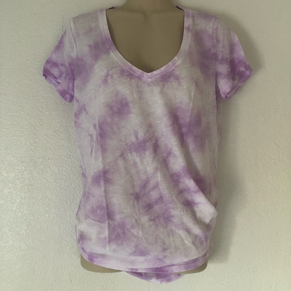 VS PINK tie dye lavender tee